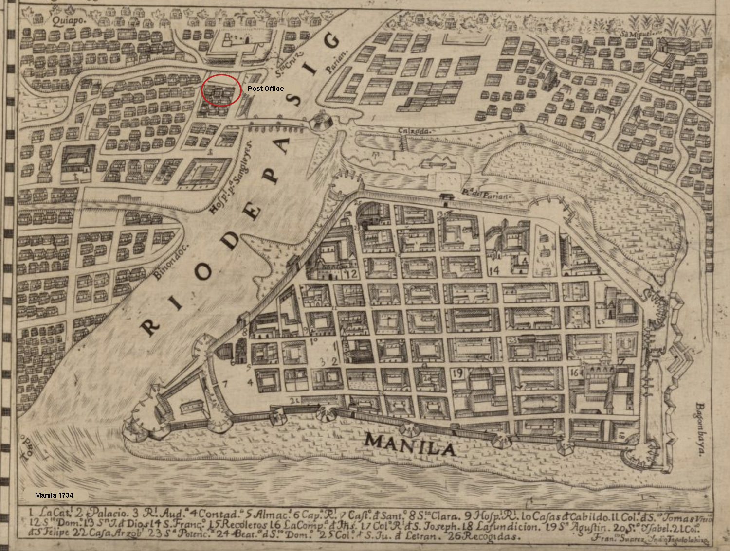 Manila in 1734